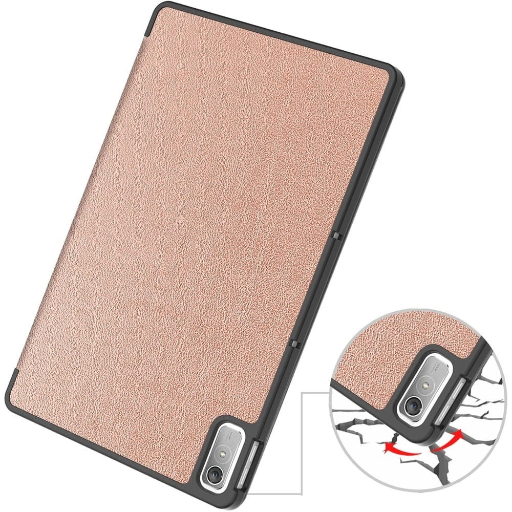 Etui Bizon Case Tab Croc do Lenovo Tab P11 Gen 2 / Xiaoxin Pad Plus 2023 różowozłote