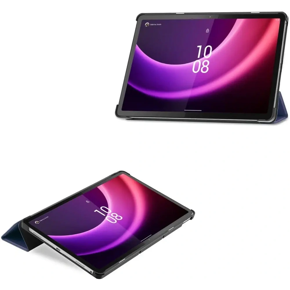 Etui Bizon Case Tab Croc do Lenovo Tab P11 Gen 2 / Xiaoxin Pad Plus 2023 granatowe