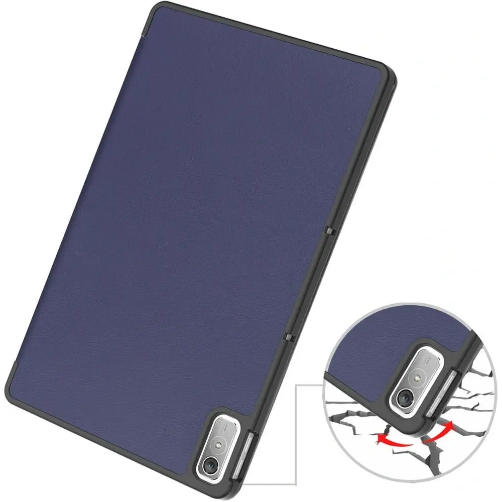 Etui Bizon Case Tab Croc do Lenovo Tab P11 Gen 2 / Xiaoxin Pad Plus 2023 granatowe