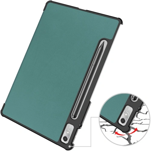 Kup Bizon Case Tab Croc Lenovo Xiaoxin Pad Pro 2022 / P11 Pro Gen 2 dunkelgrün - BIZ433 - {ean13} - Sklep Home Screen
