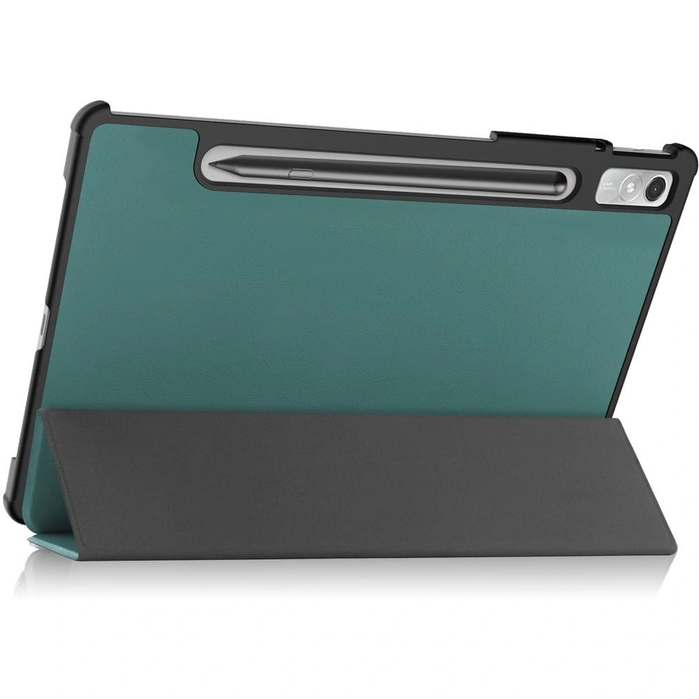 Etui Bizon Case Tab Croc do Lenovo Xiaoxin Pad Pro 2022 / P11 Pro Gen 2 ciemnozielone