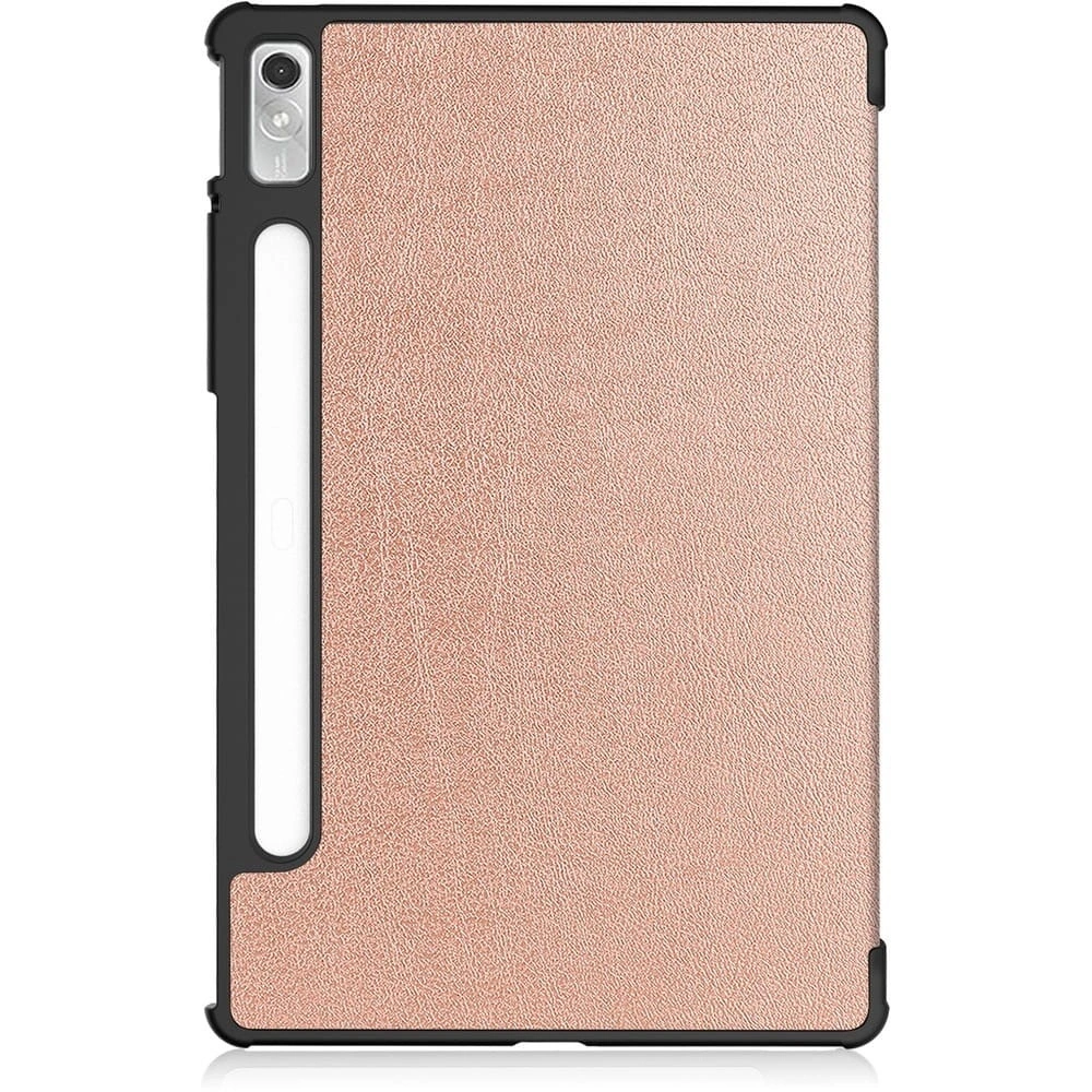 Etui Bizon Case Tab Croc do Lenovo Xiaoxin Pad Pro 2022 / P11 Pro Gen 2 różowozłote