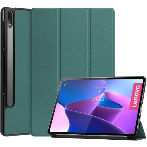 Kup Bizon Case Tab Croc Lenovo Tab P12 Pro dunkelgrün - BIZ435 - {ean13} - Sklep Home Screen