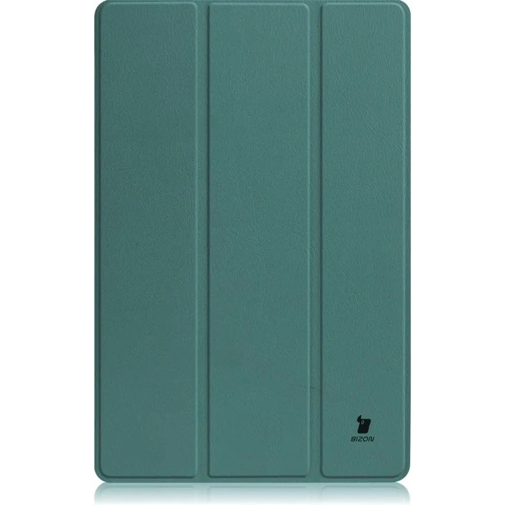 Etui Bizon Case Tab Croc do Lenovo Tab P12 Pro ciemnozielone