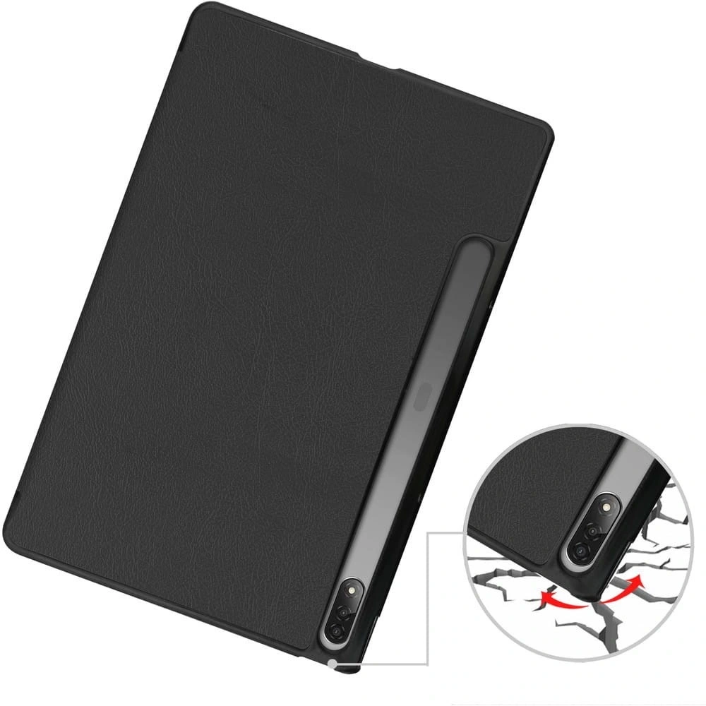 Etui Bizon Case Tab Croc do Lenovo Tab P12 Pro czarne