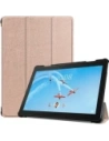 Etui Bizon Case Tab Croc pro Lenovo Yoga Smart Tab 10.1 / Lenovo Yoga Tab 5 v růžovo-zlaté barvě