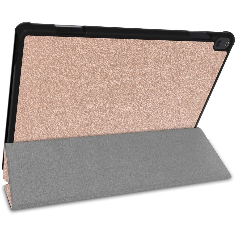 Etui Bizon Case Tab Croc do Lenovo Yoga Smart Tab 10.1 / Lenovo Yoga Tab 5 różowozłote