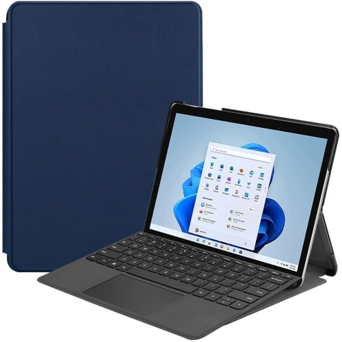 Buy Bizon Case Tab Croc Microsoft Surface Go 3 / Go 2 / Go navy blue - BIZ442 - {ean13} - Home Screen Store Europe