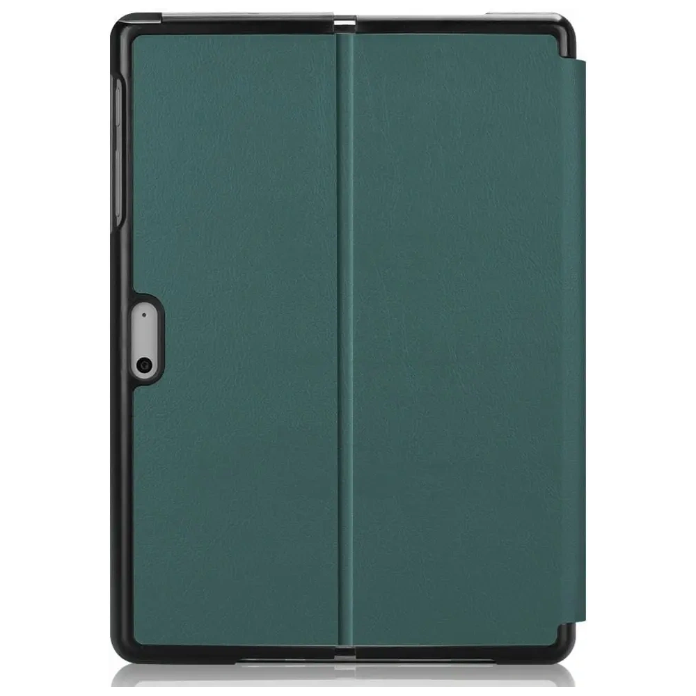 Etui Bizon Case Tab Croc do Microsoft Surface Go 3 / Go 2 / Go ciemnozielone