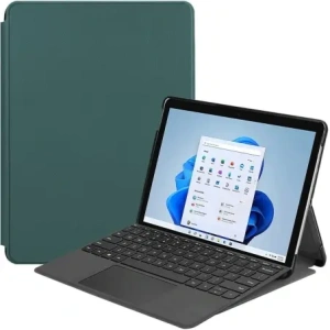Etui Bizon Case Tab Croc do Microsoft Surface Pro 8 ciemnozielone Etui Bizon Case Tab Croc do Microsoft Surface Pro 8 ciemnozielone