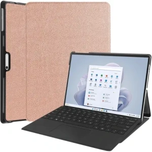 Etui Bizon Case Tab Croc do Microsoft Surface Pro 11 / 10 / 9 różowozłote Etui Bizon Case Tab Croc do Microsoft Surface Pro 11 / 10 / 9 różowozłote