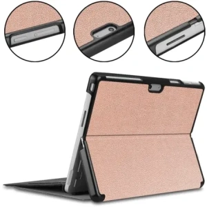 Etui Bizon Case Tab Croc do Microsoft Surface Pro 11 / 10 / 9 różowozłote Etui Bizon Case Tab Croc do Microsoft Surface Pro 11 / 10 / 9 różowozłote
