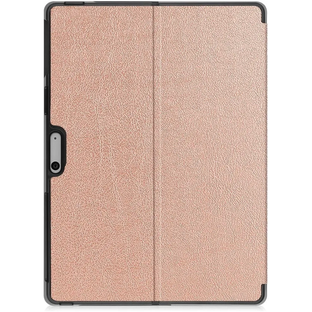 Etui Bizon Case Tab Croc do Microsoft Surface Pro 11 / 10 / 9 różowozłote