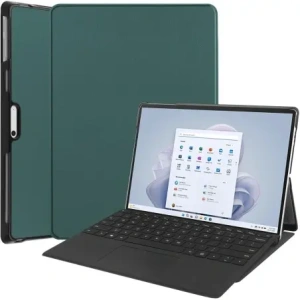 Kup Etui Bizon Case Tab Croc pro Microsoft Surface Pro 11 / 10 / 9 tmavě zelené - BIZ447 - {ean13} - Sklep Home Screen