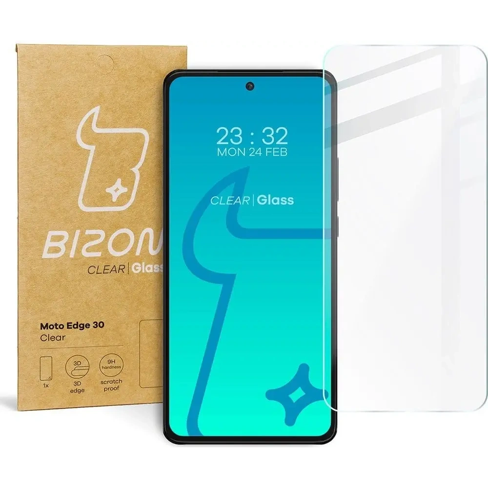 Szkło hartowane Bizon Glass Clear do Motorola Edge 30