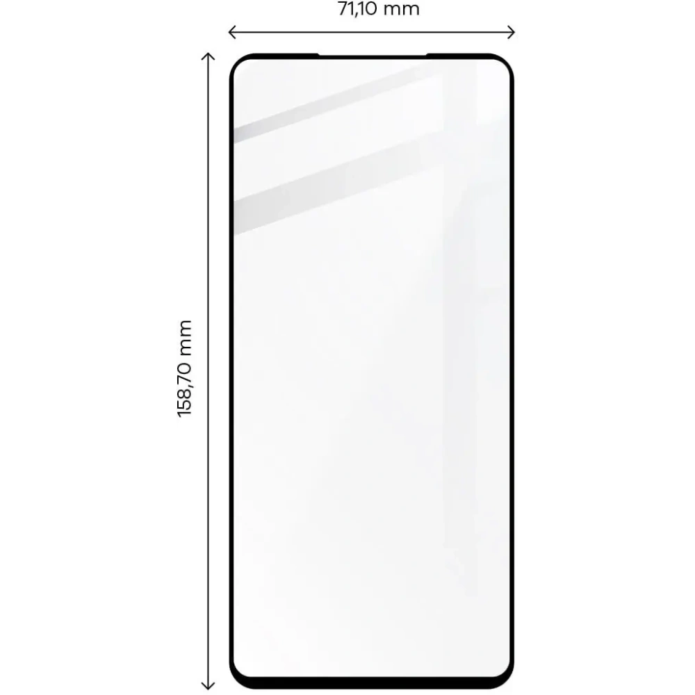 Szkło hartowane Bizon Glass Edge - [2 PACK] + ochrona na obiektyw Motorola Edge 30