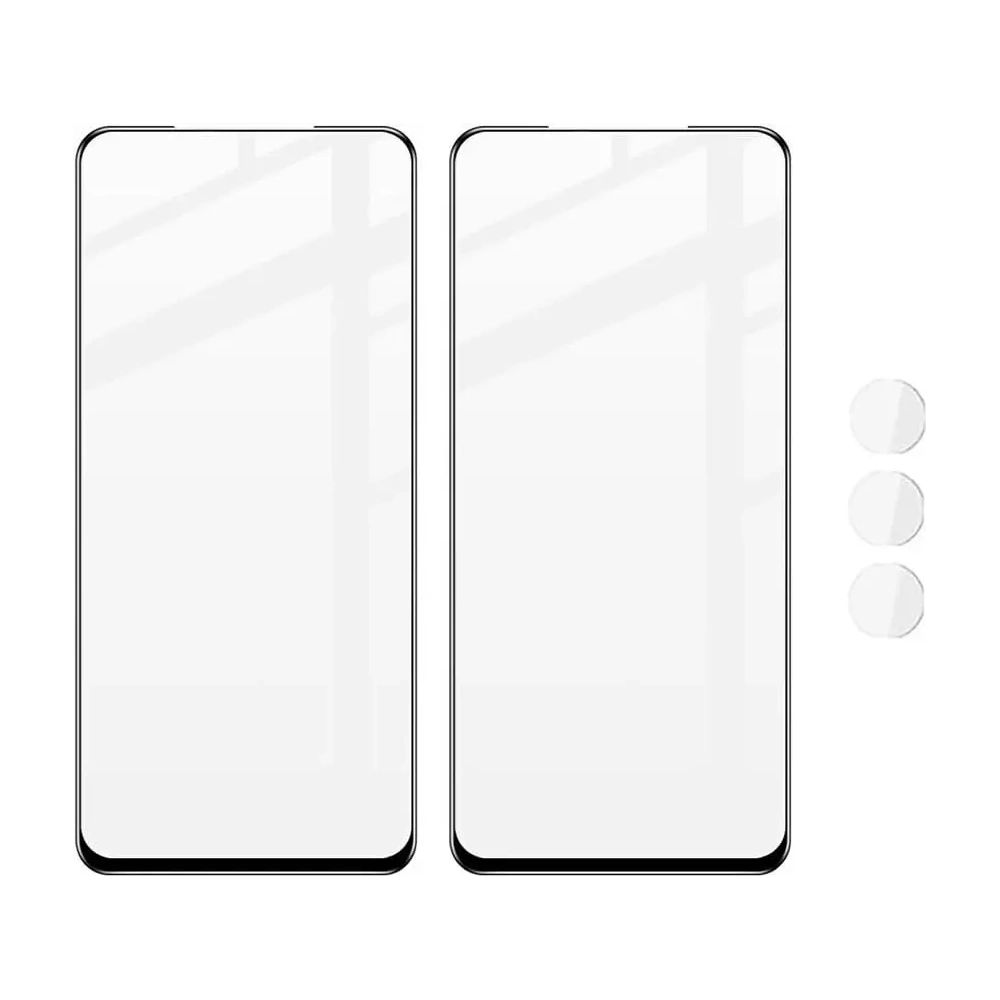 Szkło hartowane Bizon Glass Edge - [2 PACK] + ochrona na obiektyw Motorola Edge 30