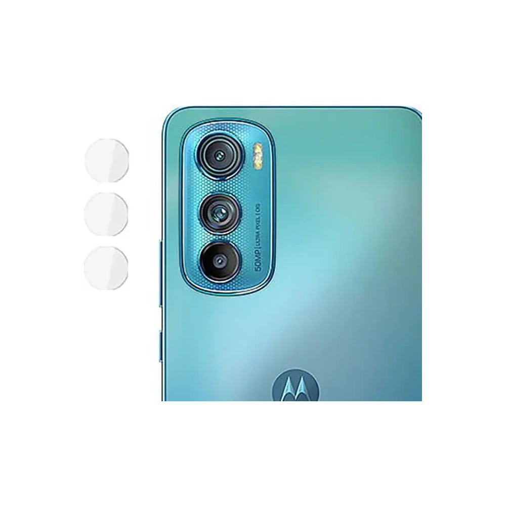 Szkło hartowane Bizon Glass Edge - [2 PACK] + ochrona na obiektyw Motorola Edge 30