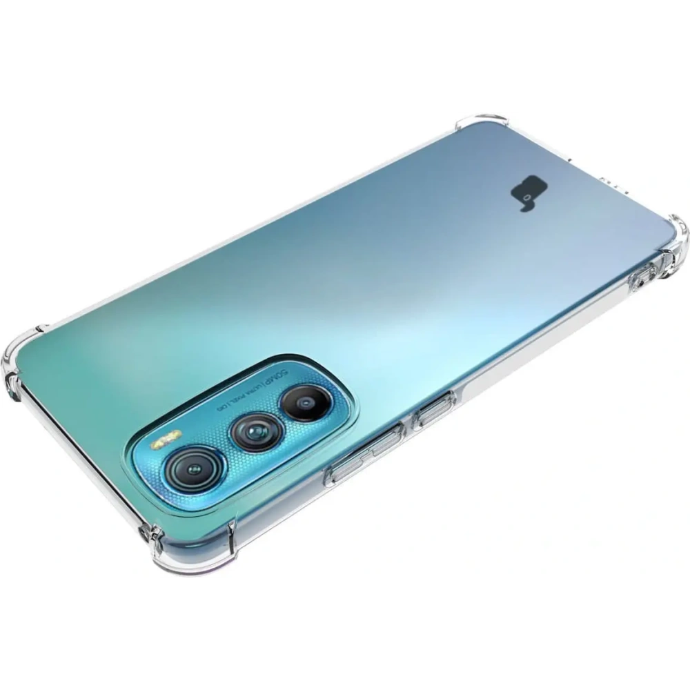 Etui + 2x szkło na ekran + obiektyw Bizon Case Clear Pack do Moto Edge 30 przezroczyste