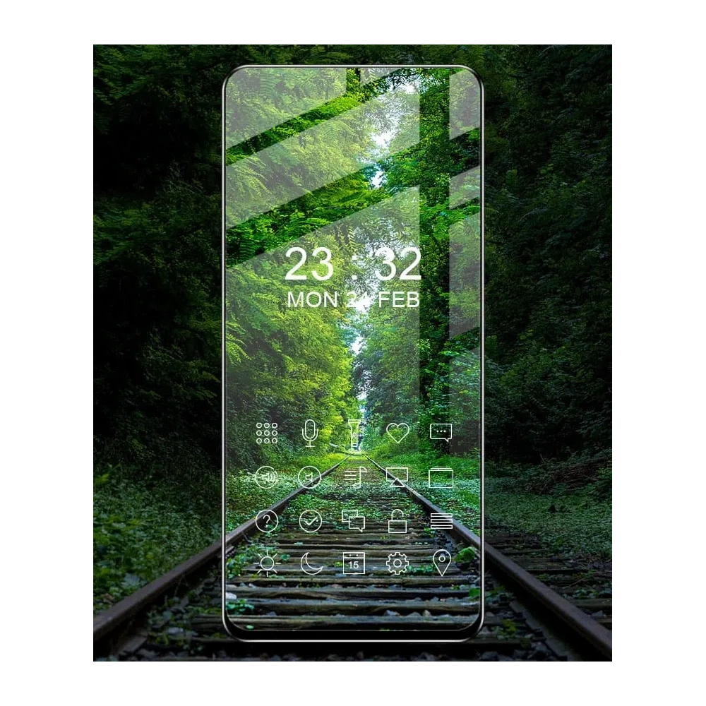 Szkło hartowane Bizon Glass Edge do Motorola Edge 30 czarne