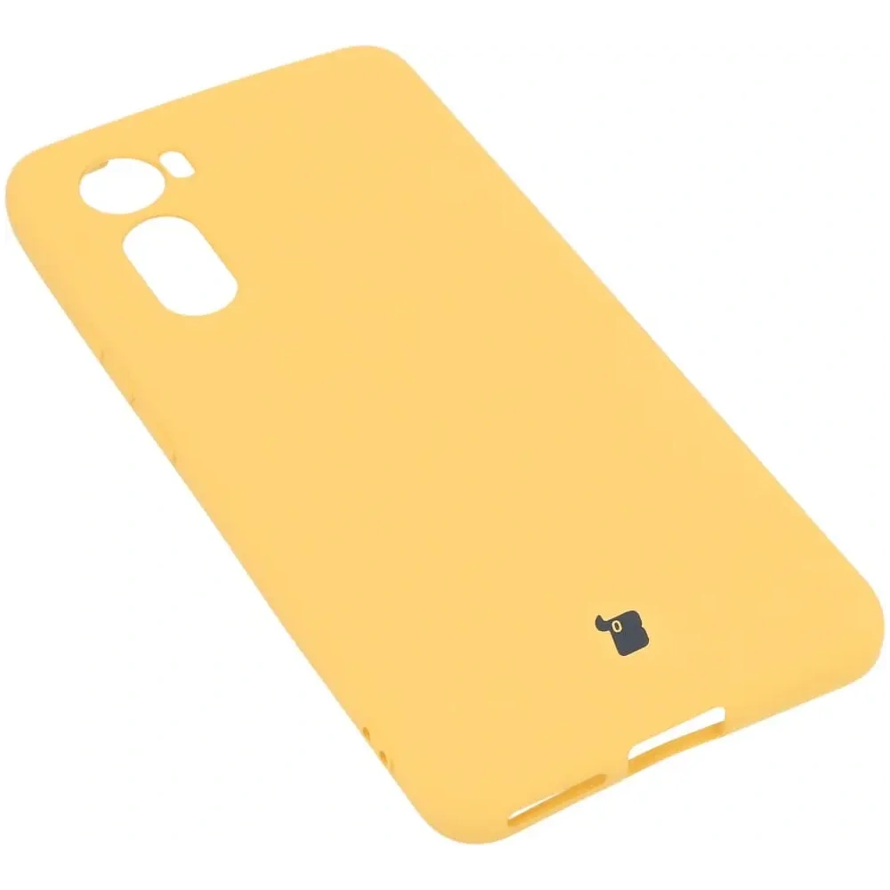 Etui Bizon Case Silicone do Motorola Edge 30 żółte