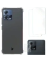 Bizon Case Clear Pack case + 2x screen film + lens protector Motorola Moto Edge 30 Fusion clear