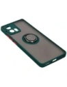Kup Pouzdro s úchopem na prst Bizon Case Hybrid Ring pro Motorola Edge 30 Fusion v kouřovém provedení s tmavě zeleným rámem. - BIZ458 - {ean13} - Sklep Home Screen