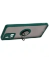 Kup Pouzdro s úchopem na prst Bizon Case Hybrid Ring pro Motorola Edge 30 Fusion v kouřovém provedení s tmavě zeleným rámem. - BIZ458 - {ean13} - Sklep Home Screen