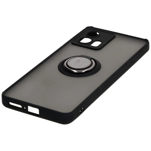 Buy Bizon Case Hybrid Ring Motorola Edge 30 Fusion smoky with a black frame - BIZ460 - {ean13} - Home Screen Store Europe