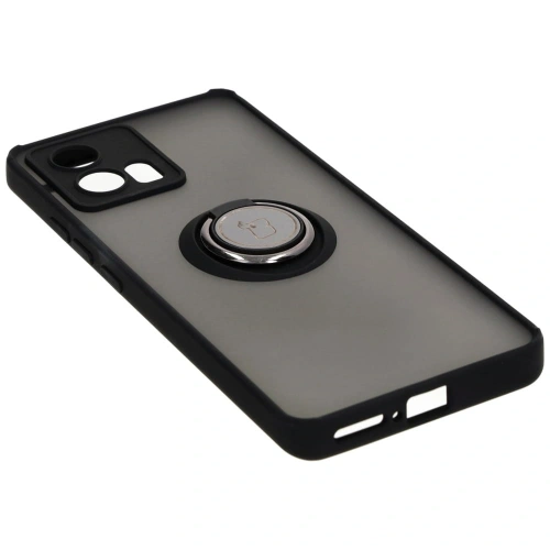 Buy Bizon Case Hybrid Ring Motorola Edge 30 Fusion smoky with a black frame - BIZ460 - {ean13} - Home Screen Store Europe