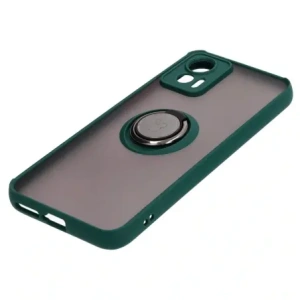 Buy Bizon Case Hybrid Ring Motorola Edge 30 Neo smoky with a dark green frame - BIZ461 - {ean13} - Home Screen Store Europe