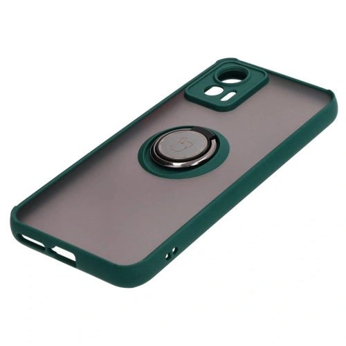 Kup Bizon Case Hybrid Ring Motorola Edge 30 Neo rauchig mit einem dunkelgrünen Rahmen - BIZ461 - {ean13} - Sklep Home Screen