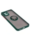 Kup Bizon Case Hybrid Ring Motorola Edge 30 Neo rauchig mit einem dunkelgrünen Rahmen - BIZ461 - {ean13} - Sklep Home Screen