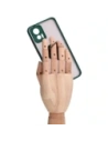 Kup Bizon Case Hybrid Ring Motorola Edge 30 Neo rauchig mit einem dunkelgrünen Rahmen - BIZ461 - {ean13} - Sklep Home Screen