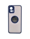 Kup Bizon Case Hybrid Ring Motorola Edge 30 Neo rauchig mit einem navyblauen Rahmen - BIZ462 - {ean13} - Sklep Home Screen