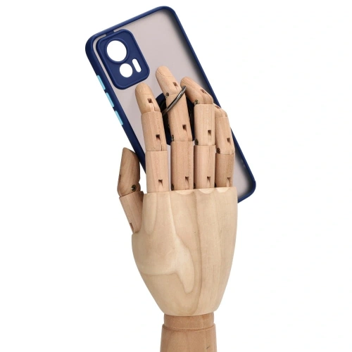 Kup Pouzdro s úchopem na prst Bizon Case Hybrid Ring pro Motorola Edge 30 Neo kouřové s modrým rámem - BIZ462 - {ean13} - Sklep Home Screen