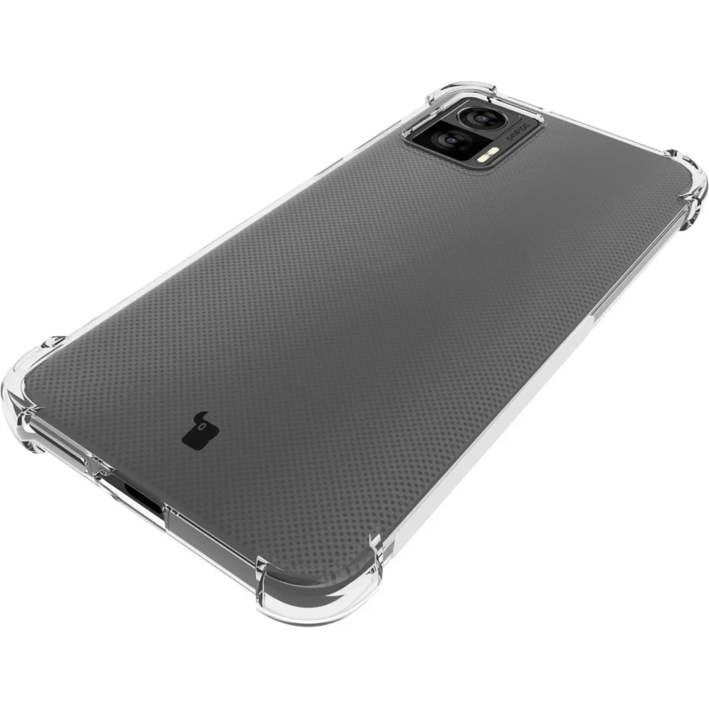 Etui + 2x folia + obiektyw Bizon Case Clear Pack do Motorola Moto Edge 30 Neo przezroczyste