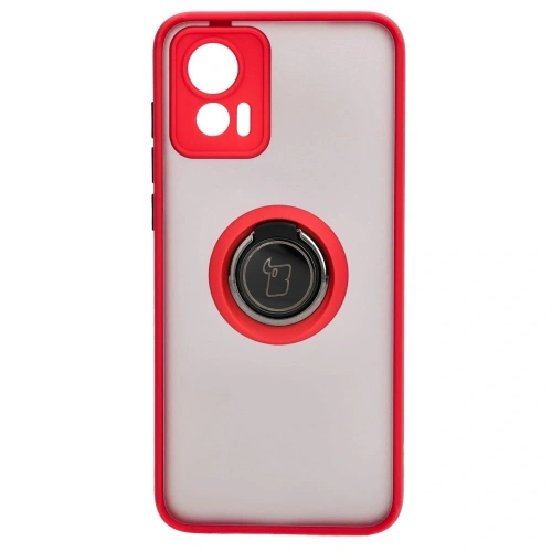Kup Bizon Case Hybrid Ring Motorola Edge 30 Neo rauchig mit rotem Rahmen - BIZ464 - {ean13} - Sklep Home Screen