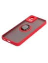 Kup Bizon Case Hybrid Ring Motorola Edge 30 Neo rauchig mit rotem Rahmen - BIZ464 - {ean13} - Sklep Home Screen
