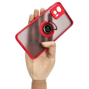 Kup Bizon Case Hybrid Ring Motorola Edge 30 Neo rauchig mit rotem Rahmen - BIZ464 - {ean13} - Sklep Home Screen