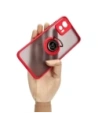 Kup Etui z uchwytem na palec Bizon Case Hybrid Ring do Motorola Edge 30 Neo przydymione z czerwoną ramką - BIZ464 - {ean13} - Sklep Home Screen