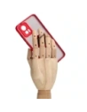 Kup Caz hibrid Bizon Ring Motorola Edge 30 Neo fumuriu cu un cadru roșu - BIZ464 - {ean13} - Sklep Home Screen
