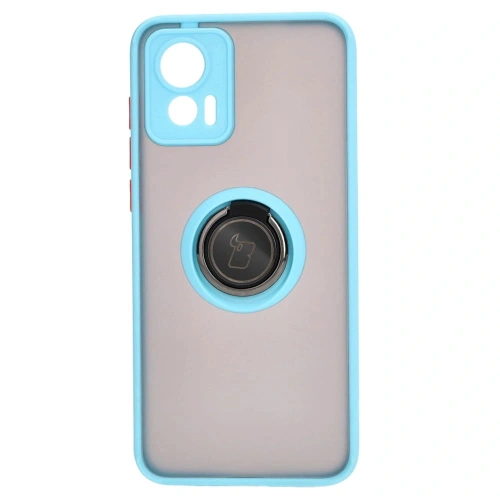 Kup Bizon Case Hybrid Gyűrű Motorola Edge 30 Neo füstös színben, világoskék kerettel. - BIZ465 - {ean13} - Sklep Home Screen