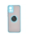 Buy Bizon Case Hybrid Ring Motorola Edge 30 Neo smoky with a light blue frame - BIZ465 - {ean13} - Home Screen Store Europe