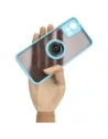 Buy Bizon Case Hybrid Ring Motorola Edge 30 Neo smoky with a light blue frame - BIZ465 - {ean13} - Home Screen Store Europe