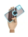 Buy Bizon Case Hybrid Ring Motorola Edge 30 Neo smoky with a light blue frame - BIZ465 - {ean13} - Home Screen Store Europe