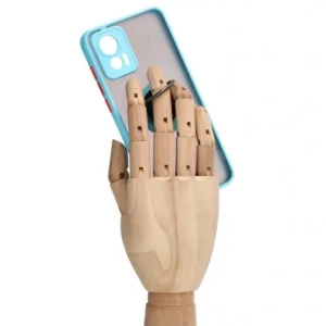 Buy Bizon Case Hybrid Ring Motorola Edge 30 Neo smoky with a light blue frame - BIZ465 - {ean13} - Home Screen Store Europe