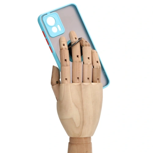 Kup Bizon Case Hybrid Gyűrű Motorola Edge 30 Neo füstös színben, világoskék kerettel. - BIZ465 - {ean13} - Sklep Home Screen
