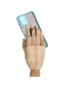 Buy Bizon Case Hybrid Ring Motorola Edge 30 Neo smoky with a light blue frame - BIZ465 - {ean13} - Home Screen Store Europe