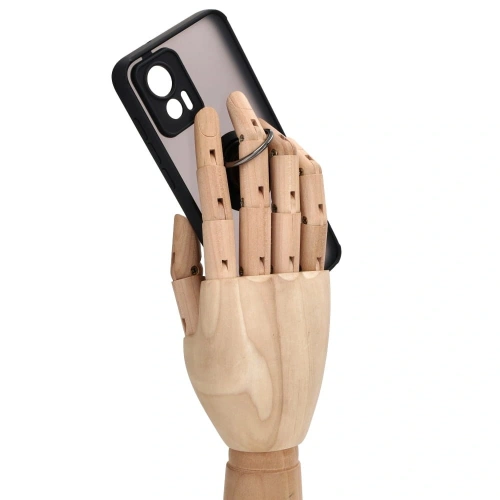 Kup Bizon Case Hybrid Gyűrű Motorola Edge 30 Neo füstös fekete kerettel - BIZ466 - {ean13} - Sklep Home Screen